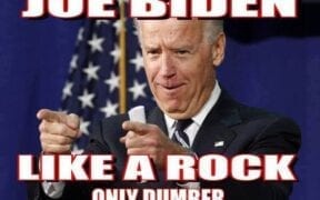 Joe Biden Dumb as a rock