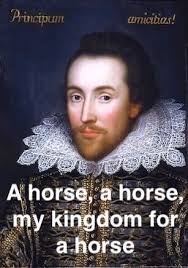 Richard III Needs a horse